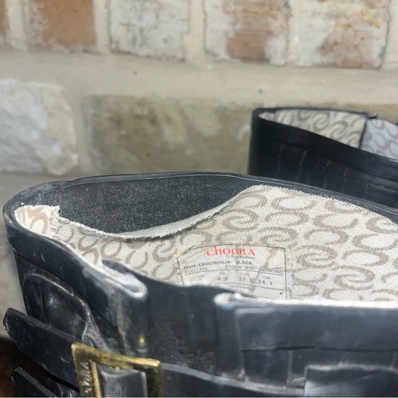 Chooka Crocodilia Black Rubber rain boots - Picture 11 of 11